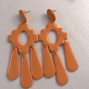 XL polymer clay earrings.